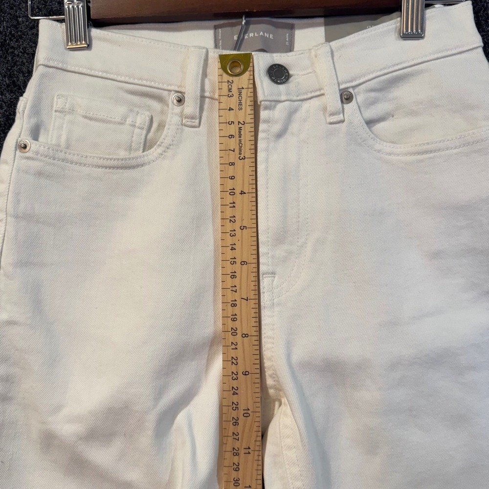 Everlane The High Rise Skinny Jean Ankle Women Cream Size 25 NWT - Picture 8 of 9